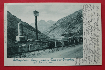 Postcard PC Arlberg / 1902